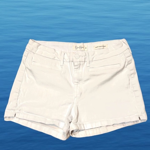Jessica Simpson WHITE‎ Uptown High-Rise Shorts SIZE 29 - Picture 1 of 5